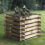 Cerland Mezzito Wooden Garden Compost Bin 3 x 3