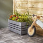 Cerland Geteborg Outdoor Rectangular Wooden Planter 62cm