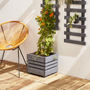 Cerland Geteborg Outdoor Rectangular Wooden Planter 33cm