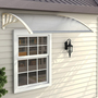 White Window and Front Door Awning Canopy 1.9m