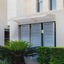 White Window and Door Awning Canopy with Brackets 1.9m