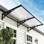 Black Front Door Canopy 90 x 190cm