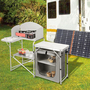 Outdoor Portable Camp Kitchen with Zippered Storage