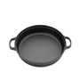 35cm Diameter Black Pre-Seasoned Cast Iron Pan