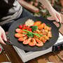 30cm Black Pre-Seasoned Round Cast Iron Grill Pan