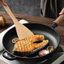 29cm Diameter Black Round Cast Iron Skillet with Removable Wooden Handle