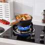 18cm Black Cast Iron Pot With Lid & Handle