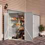 8.6 x 4.4ft Outdoor Steel Storage Shed- Beige
