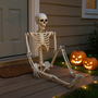 170cm Halloween Realistic Full Body Skeleton with Posable Joints