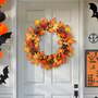 60cm Diameter Artificial Maple Leaf Wreath Outdoor for Halloween Decoration