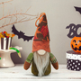 Thanksgiving Harvest Maple Gnome Plush Doll with LED Lights - Orange