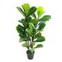 90cm (3ft) Large Artificial Fiddle Fig Tree Ficus Lyrata Plant