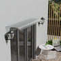 Arched Frosted Awning Canopy 1.2m