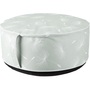 idooka Inflatable Outdoor Garden Pouffe Light Green & White Dandelion