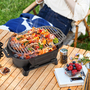 Cast Iron Grill with Handle - Black