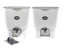 Bokashi Bin Set Of 2 Natural Composter With Bran