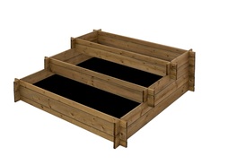 Tiered Three Section Raised Bed