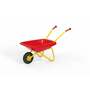 Metal & Plastic Wheel Barrow Red & Yellow