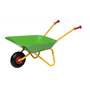 Green Metal Wheelbarrow