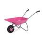 Pink Metal Wheelbarrow