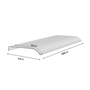 Arched Transparent Awning Canopy 1 x 0.43m