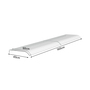 Arched Transparent Window Door Awning Canopy 160cm