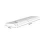 Arched Frosted Awning Canopy 1.6 x 0.43m