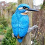 Wall Mountable Kingfisher Bird Garden Ornament