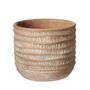 Rustic Ceramic Sculptured Texture Plant Pot