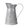 Honeycomb Zinc Flower Jug H25 cm