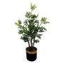 60cm Artificial Nandina Bonsai Ficus Tree