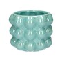 Pearl Finish Ceramic Indoor Bubble Pot - Ocean Blue