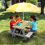 Soulet Childrens Garden Picnic Table Grey