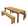 Cerland Banket Wooden Garden Dining Set 6 Seat