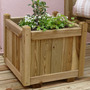 Cerland Vendome Outdoor Square Wooden Planter Two Sizes