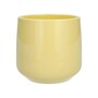 Lemon Matt Ceramic Indoor Plant Pot - H13.5cm