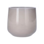 Taupe Glaze Ceramic Indoor Plant Pot - H13.5cm