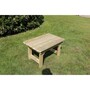 Coffee Table, Traditional Garden Wooden Furniture - L80 x W150 x H45 cm - Fully Assembled