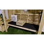 Garden Console Table - Timber - L36 x W30 x H14 cm - Fully Assembled