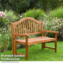 Garden Gear - 2 Seater Acacia Folding Bench (FSC Approved)