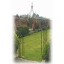 Flower Ogee Arch (Including Ground Spikes) Bare Metal/Ready to Rust - Steel - L43.2 x W137.1 x H284.5 cm