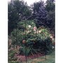 Monet Arch Hardstanding, Garden Metal Arch for Climbers, Covered Garden Walkway - Solid Steel - W152 x H243 cm - Black