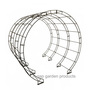 Round Arch Tunnel Bars (Joiner Bars to Create Tunnel - Set of 14) - Steel - Black