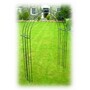 Flower Traditional Arch (Including Ground Spikes) Bare Metal/Ready to Rust - Steel - L43.2 x W170.2 x H256.5 cm