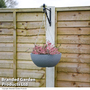 Garden Gear - Large Grey Stone Effect Hanging Basket