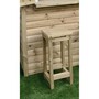 Garden Bar Stool - Timber - L38 x W36.5 x H80 cm