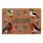Natural Coir British Garden Birds Doormat - 60x40cm
