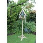 Cottage Bird Table - Timber - L41 x W41 x H192 cm - Partially Assembled