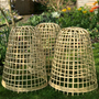 Bamboo Bell Cloche & Garden Plant Protection Cover - Medium