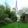 Pea and Runner Bean Wigwam Teepee - Garden Support Frame Kit